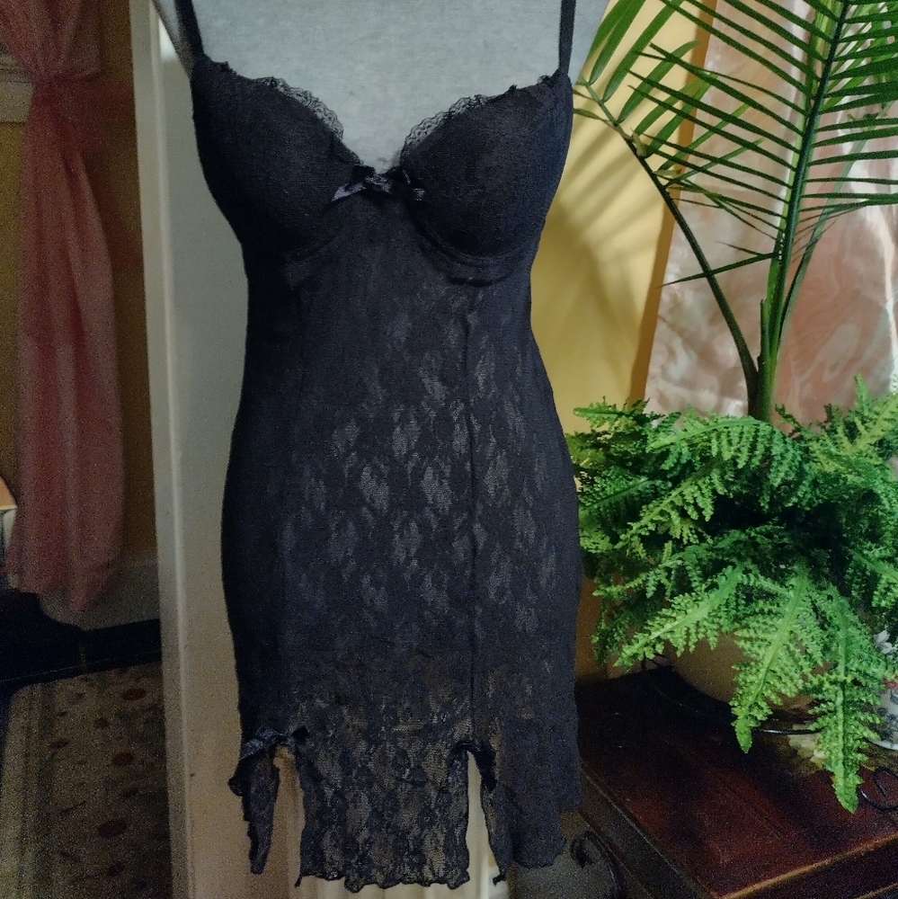 Sexy Black Chemise/Babydoll